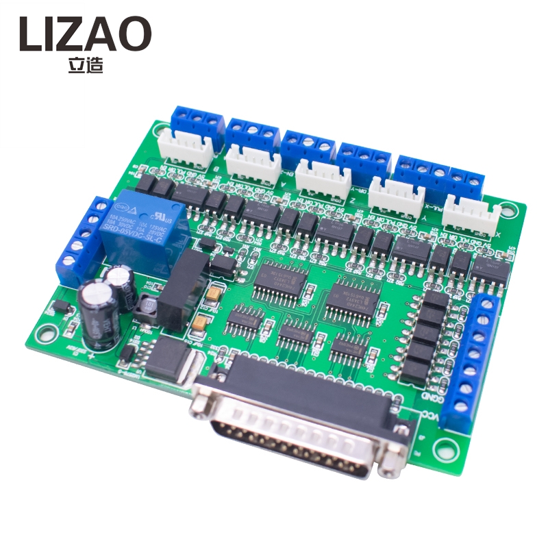 Diy Automation Projects - MACH3 5-Axis CNC Interface Board, 4-Axis