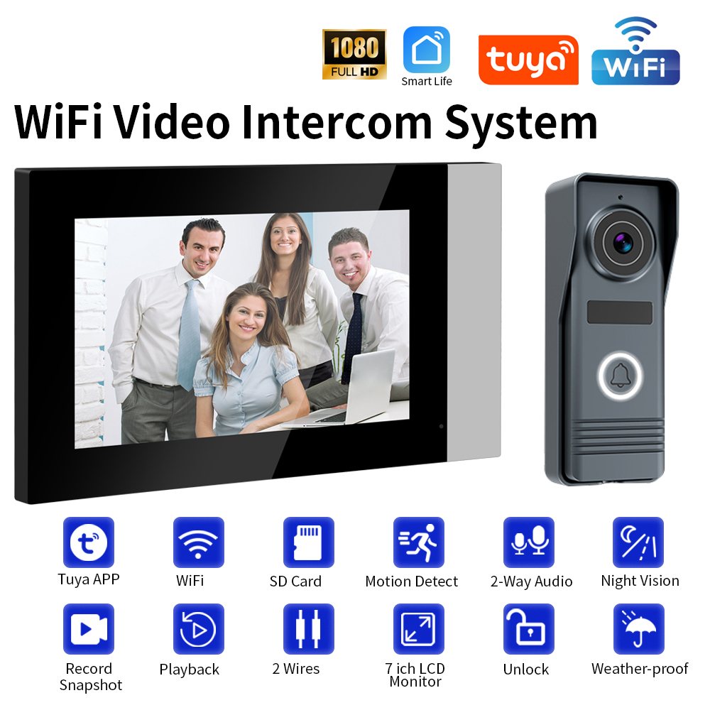 2-Wires Smart Home Tuya Wifi 1 - Smart Doorbell Wired recension och pris