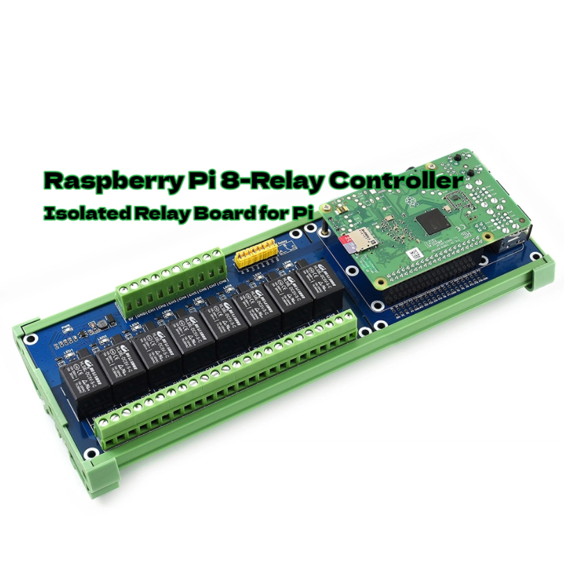 8-Channel Relay HAT for Raspbe - Home Automation Raspberry Pi recension och pris