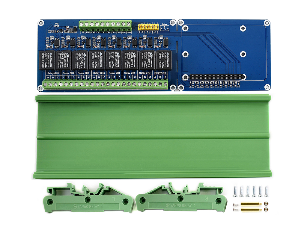 8-Channel Relay HAT for Raspbe - Home Automation Raspberry Pi recension och pris