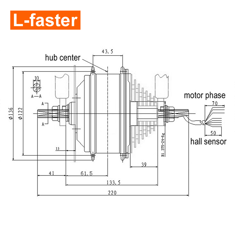 H04 250W 24V 36V 48V Mountain  - Matter Hub Thread recension och pris