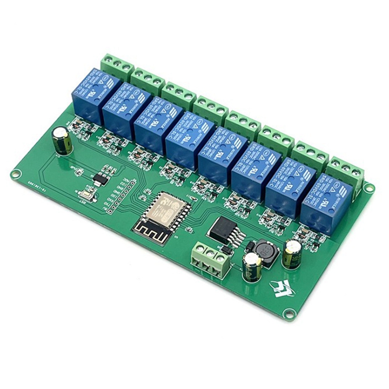 ESP8266 WIFI 8 Channel Relay M - Relay 8 Channel Board recension och pris