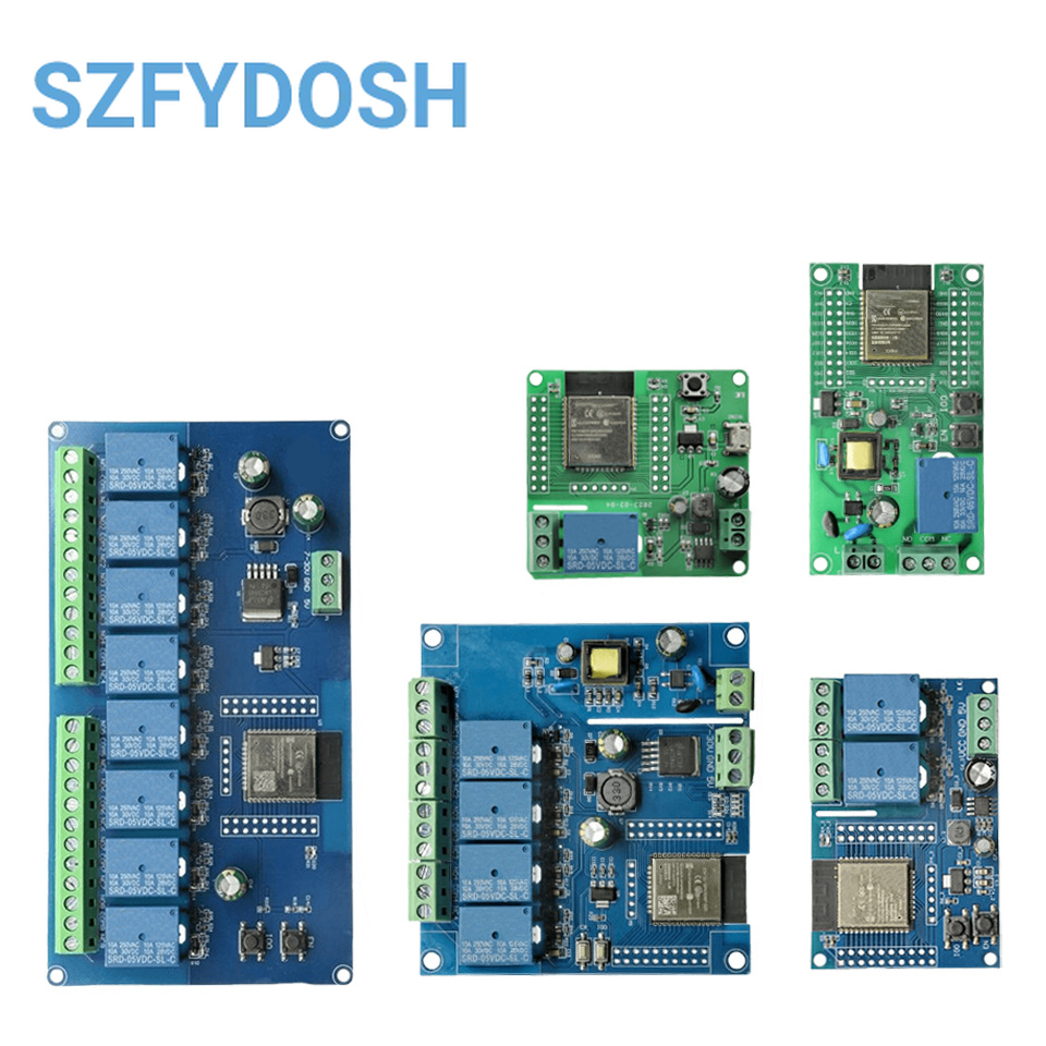1/2/4/8 Channel WIFI Bluetooth - Relay 8 Channel Board recension och pris