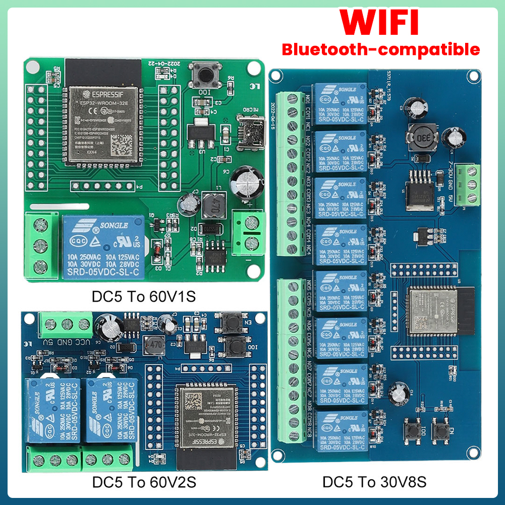 ESP32 Power Supply Module 1/2/ - Relay 8 Channel Board recension och pris
