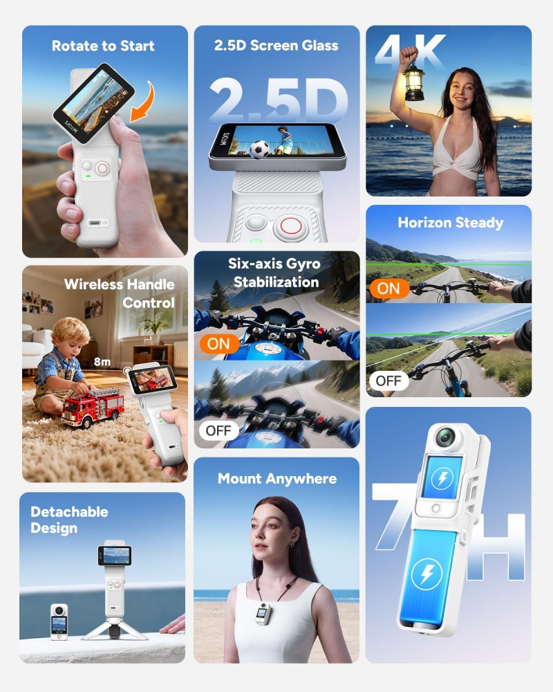 SJCAM New White C400 Pocket Ha - Home Assistant Sd recension och pris