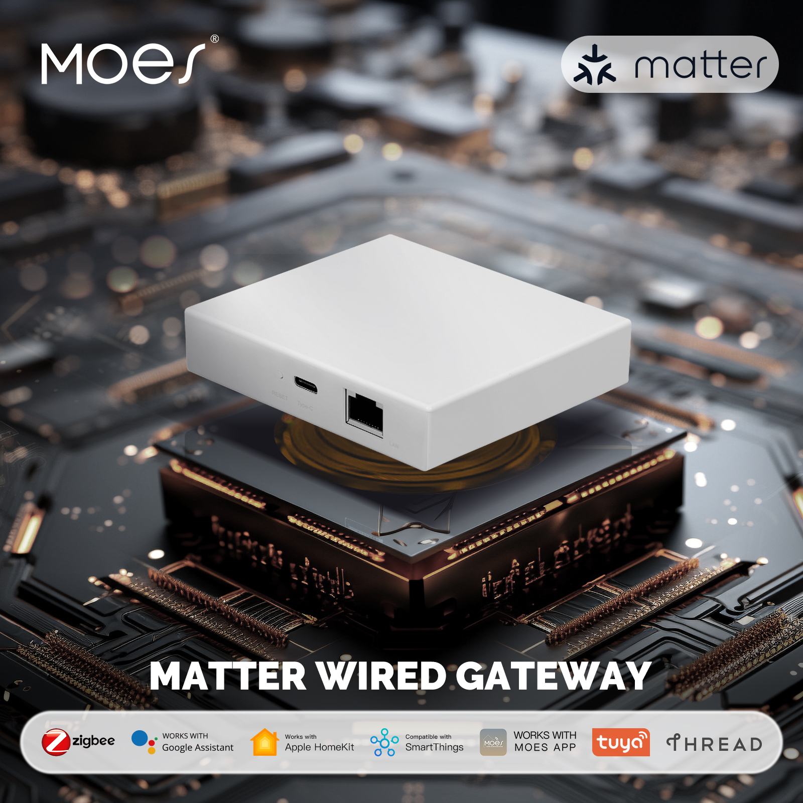 MOES Tuya Zigbee Matter Thread - Matter Hub Thread recension och pris
