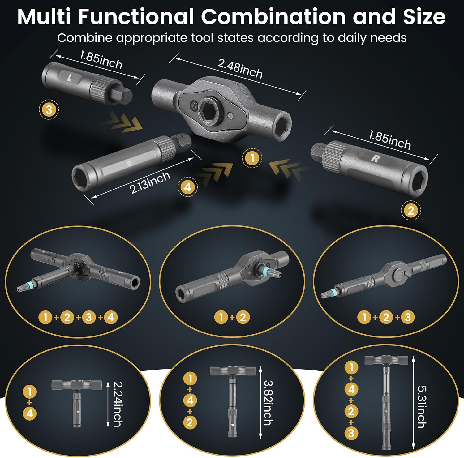 24-in-1 Magnetic Ratchet Screw - Home Automation System Diy recension och pris
