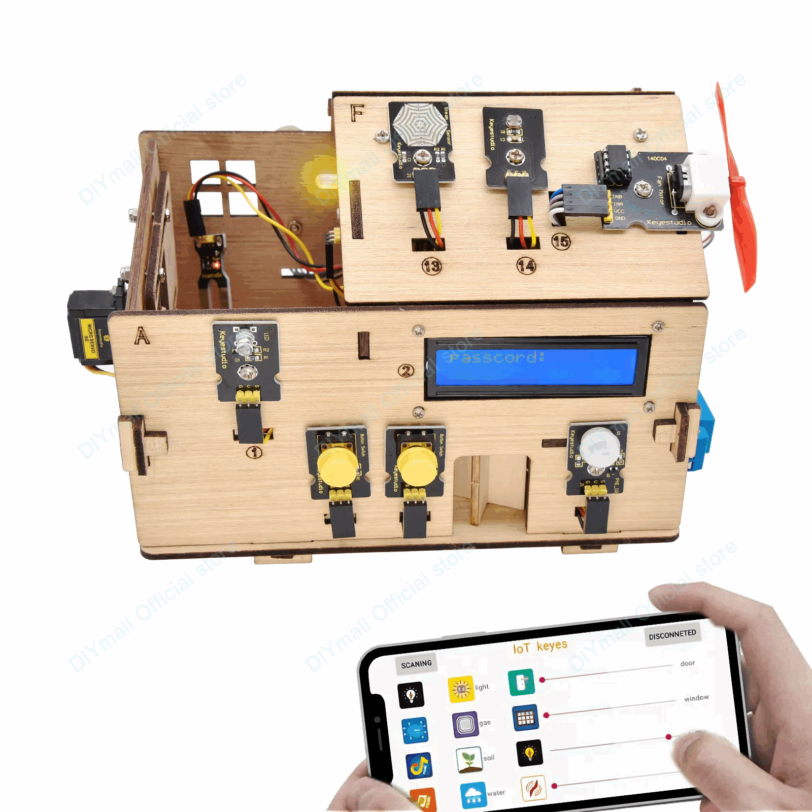 Keyestudio Smart IoT Home Kit  - Home Automation With Arduino recension och pris