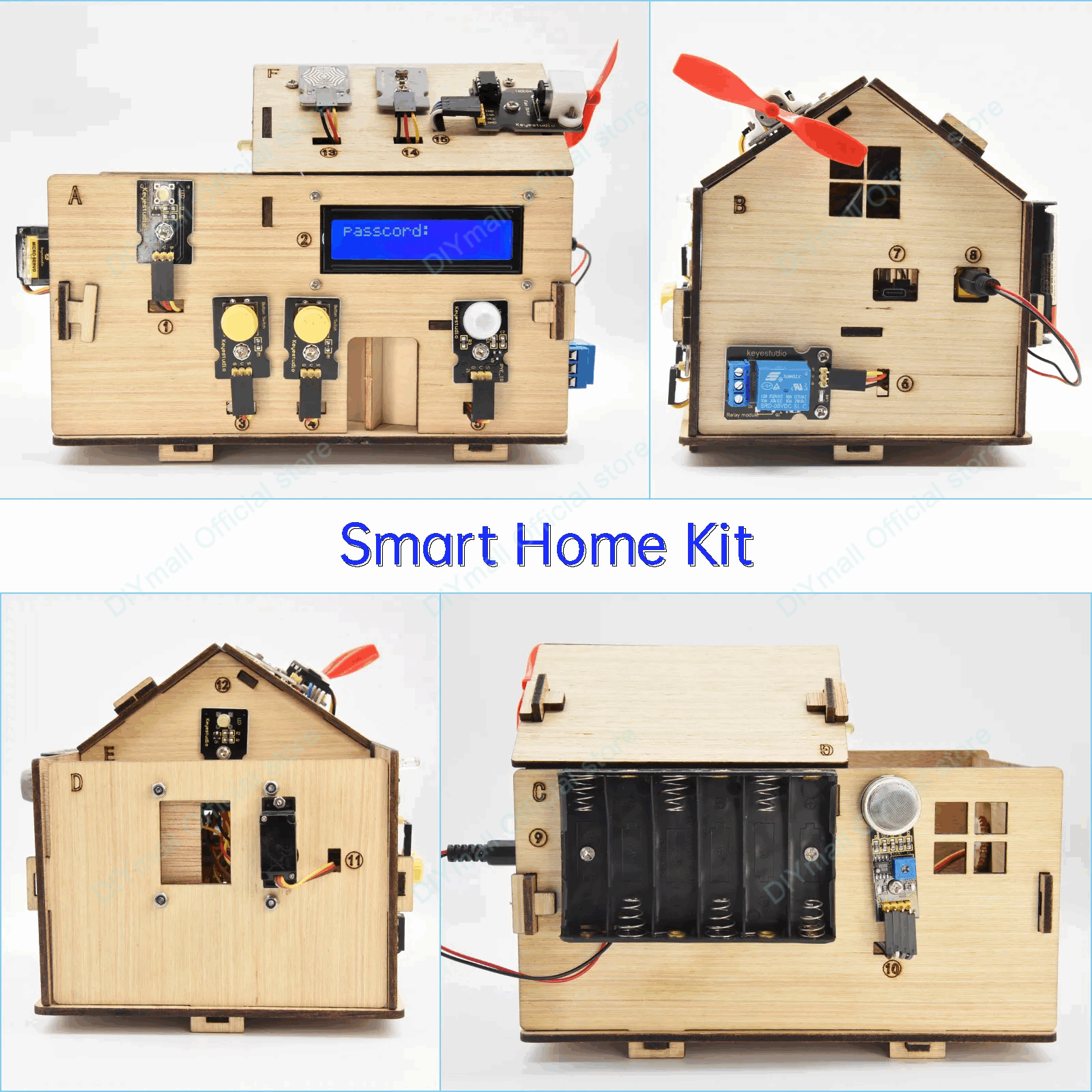 Keyestudio Smart IoT Home Kit  - Home Automation With Arduino recension och pris