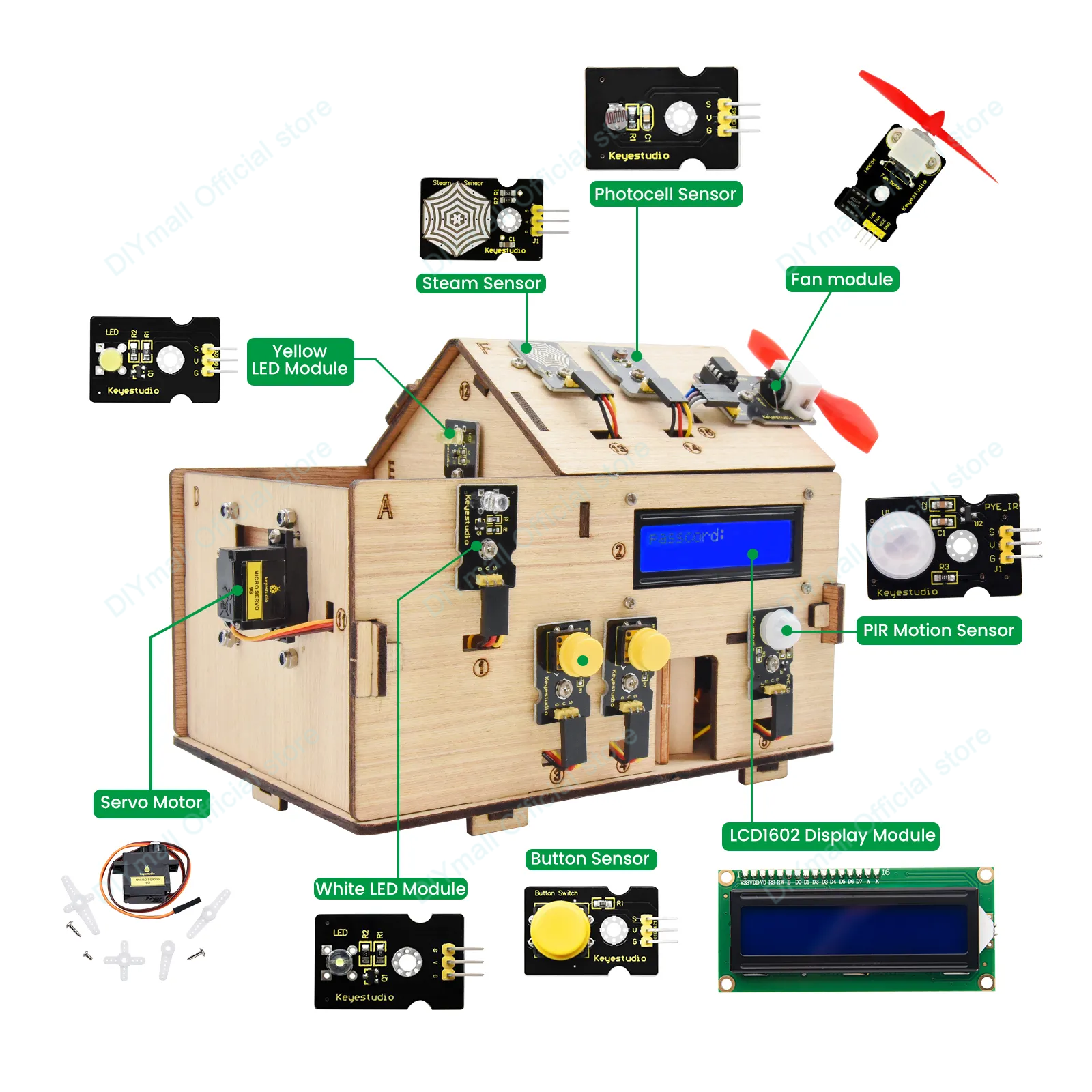 Keyestudio Smart IoT Home Kit  - Home Automation With Arduino recension och pris