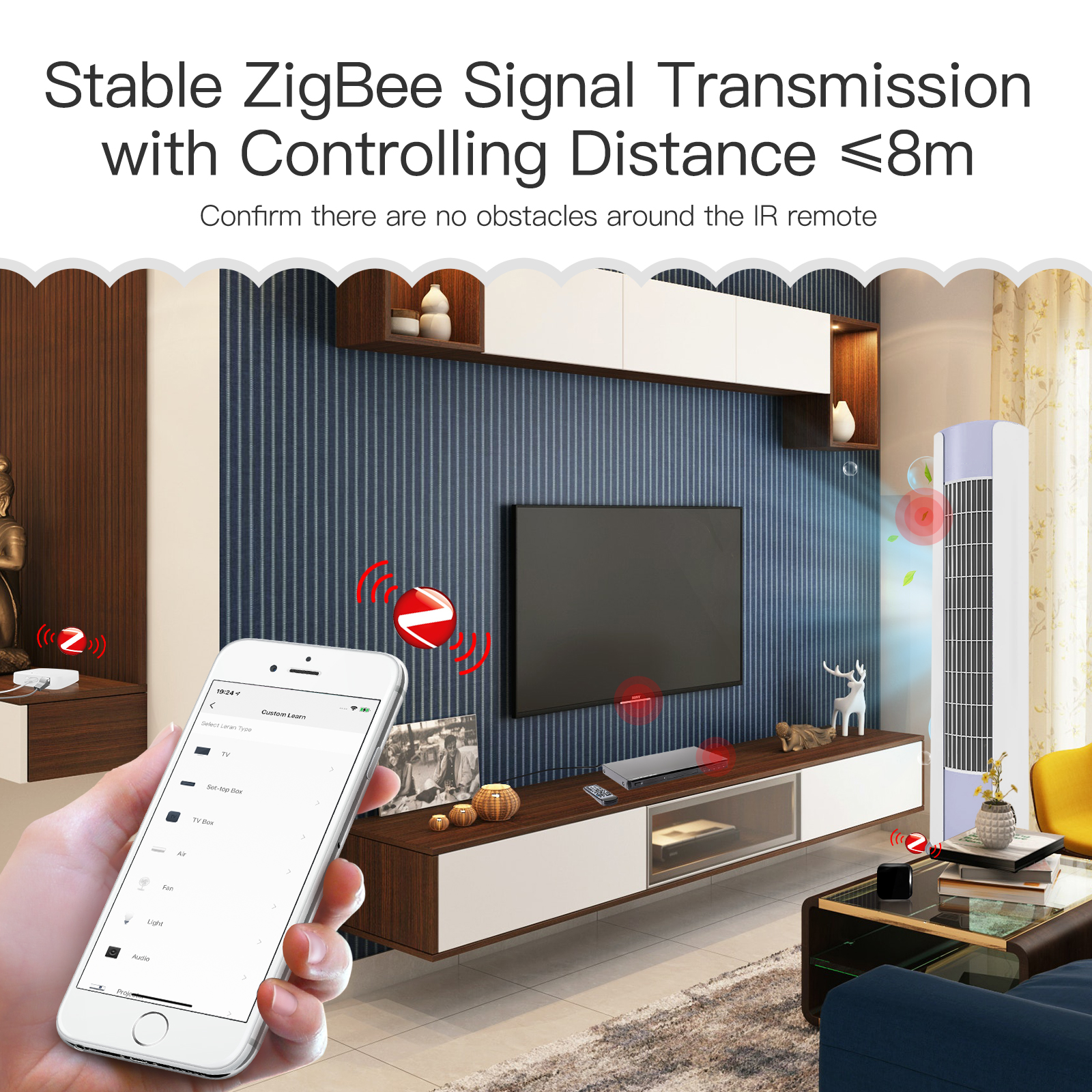 MOES Tuya ZigBee Smart IR Remo - Matter Hub Thread recension och pris