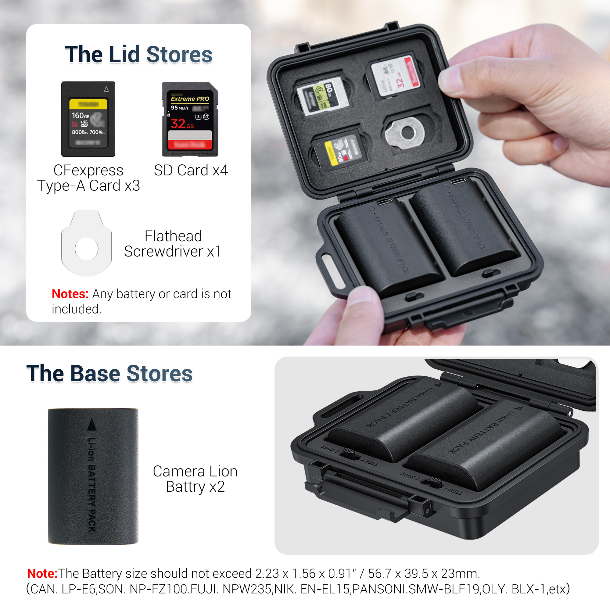 JJC Camera Battery Memory Card - Home Assistant Sd recension och pris