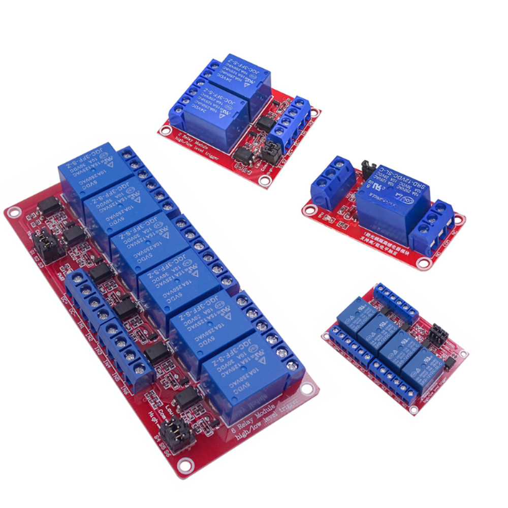 1 2 4 6 8 Channel Relay Module - Relay 8 Channel Board recension och pris