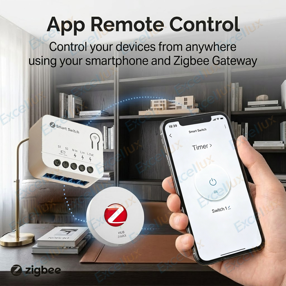 Ultra Mini ZigBee Smart Switch - Diy Home Automation Hub recension och pris