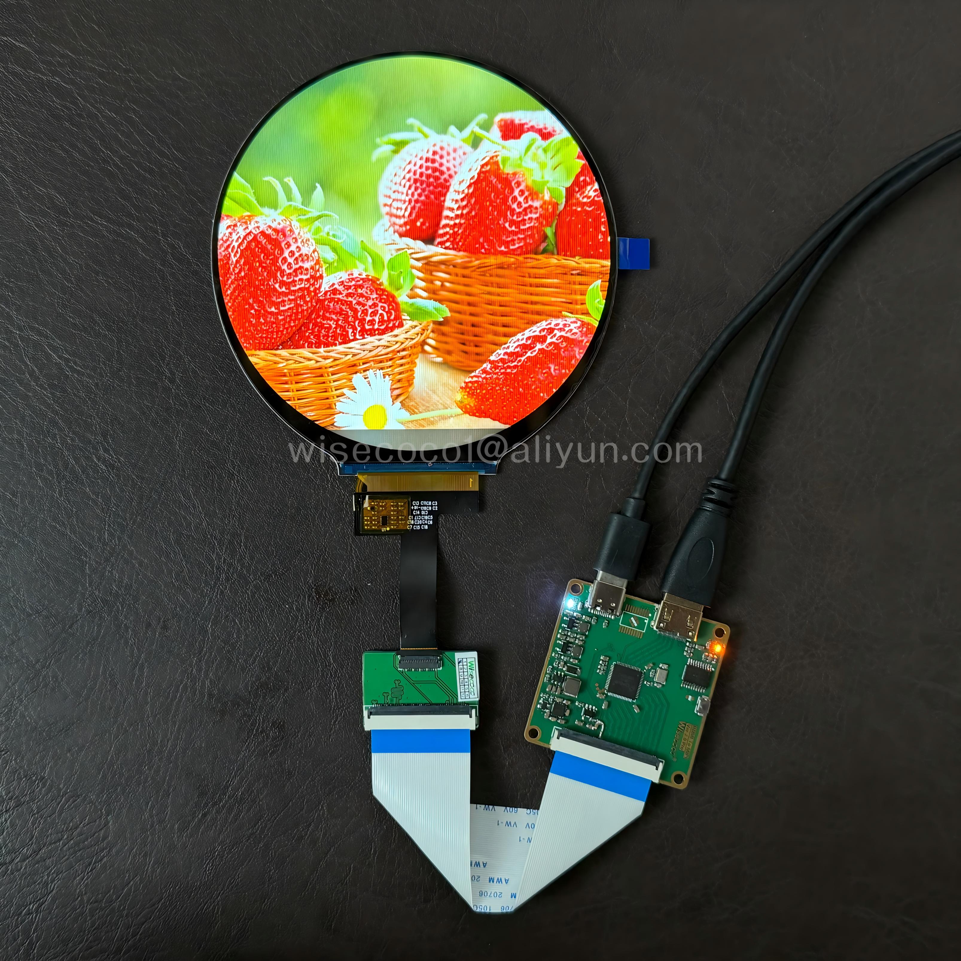 Wisecoco 4 Inch Round LCD Disp - Home Automation Raspberry Pi recension och pris
