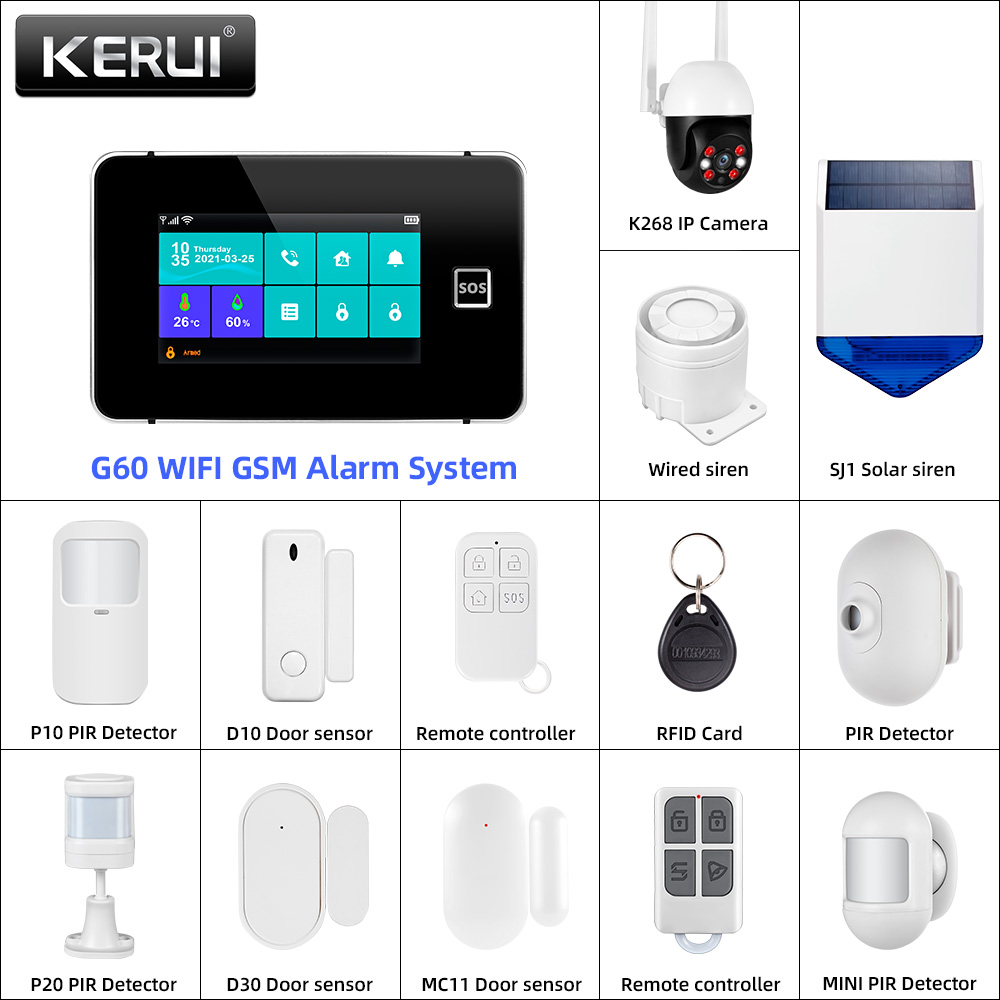 KERUI Tuya Alarm Panel DIY You - Home Automation Diy Kit recension och pris