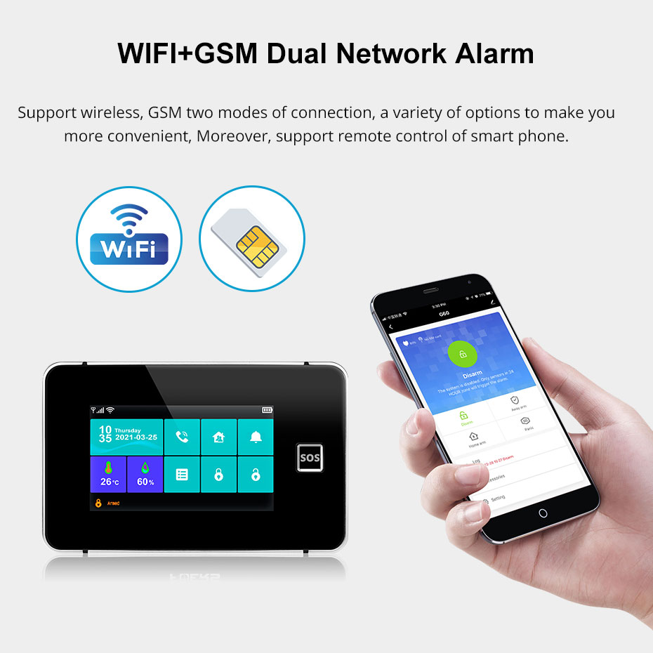 KERUI Tuya Alarm Panel DIY You - Home Automation Diy Kit recension och pris