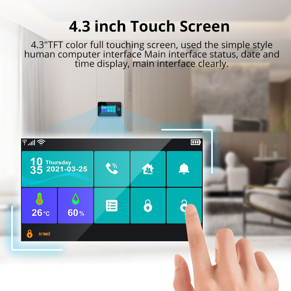 KERUI Tuya Alarm Panel DIY You - Home Automation Diy Kit recension och pris