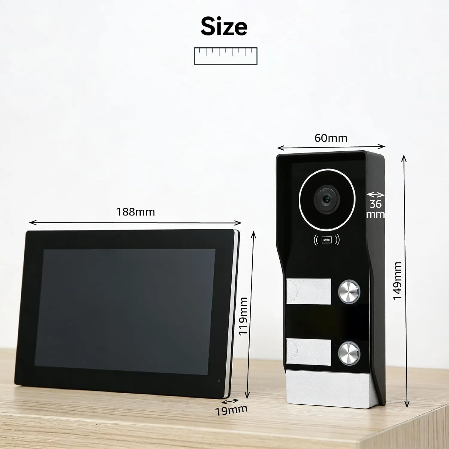 Smart Home Video Intercom Wire - Smart Doorbell Wired recension och pris