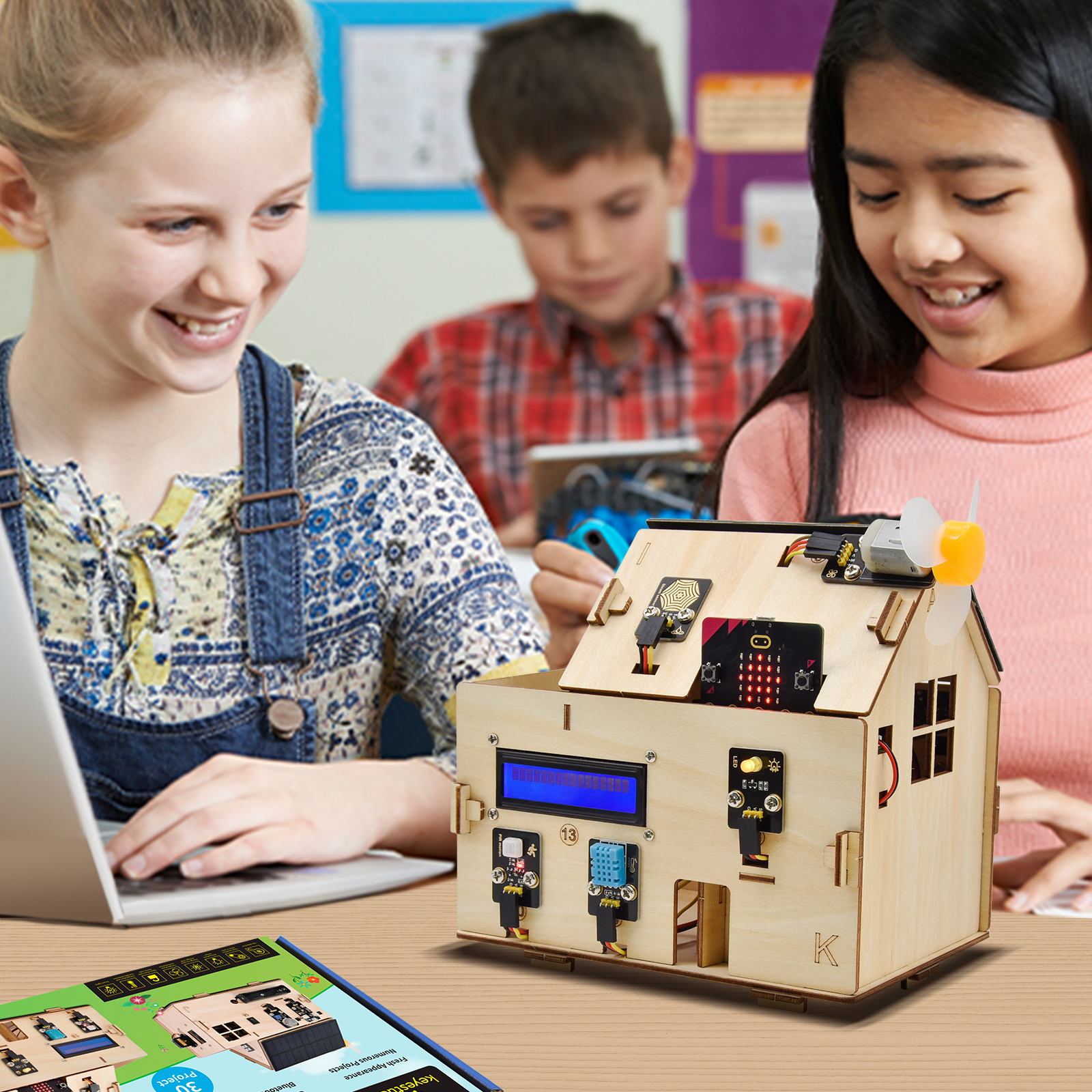 Keyestudio STEM Microbit V2 Sm - Home Automation Diy Kit recension och pris