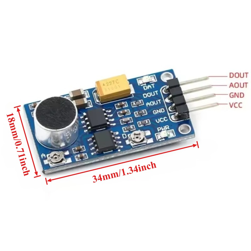 Sound Sensor Module LM386 Voic - Home Automation With Arduino recension och pris