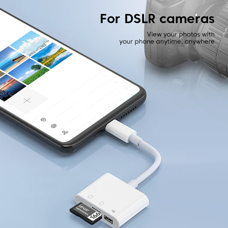 3 in 1 Type C Card Reader Adap - Home Assistant Sd recension och pris