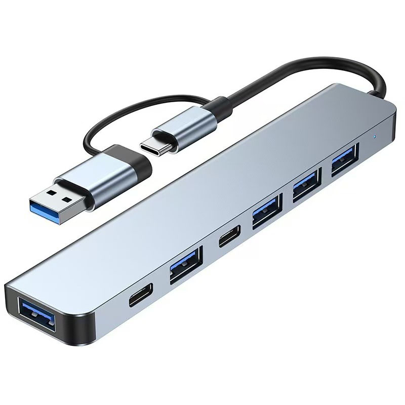 USB C Hub USB Splitter 8 in 1  - Home Assistant Sd recension och pris
