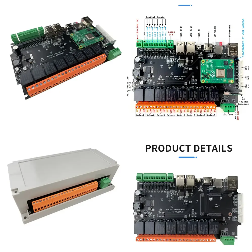 KinCony Raspberry Pi - Server  - Home Automation Raspberry Pi recension och pris