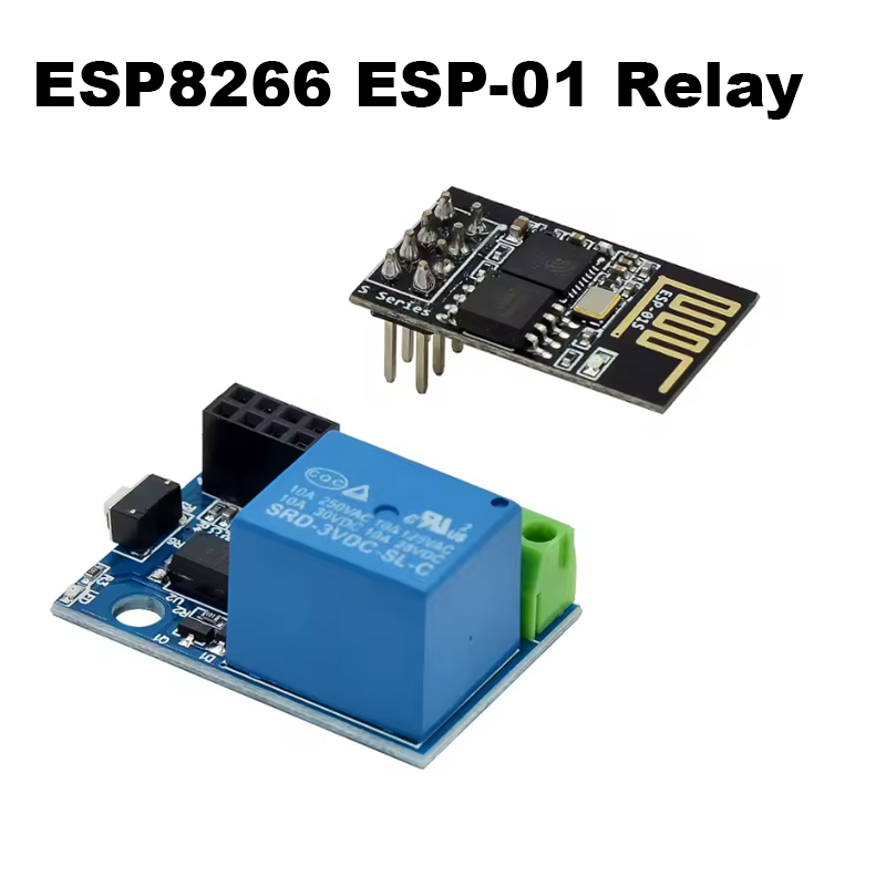 ESP8266 ESP-01S 5V Relay Modul - Home Automation With Arduino recension och pris
