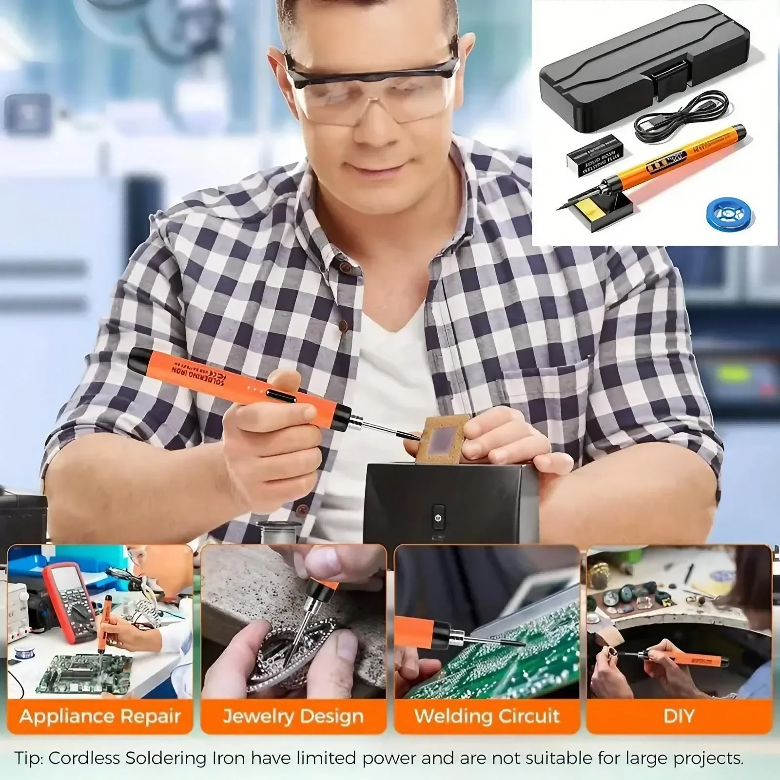 Portable Cordless Soldering Ir - Home Automation Diy Kit recension och pris