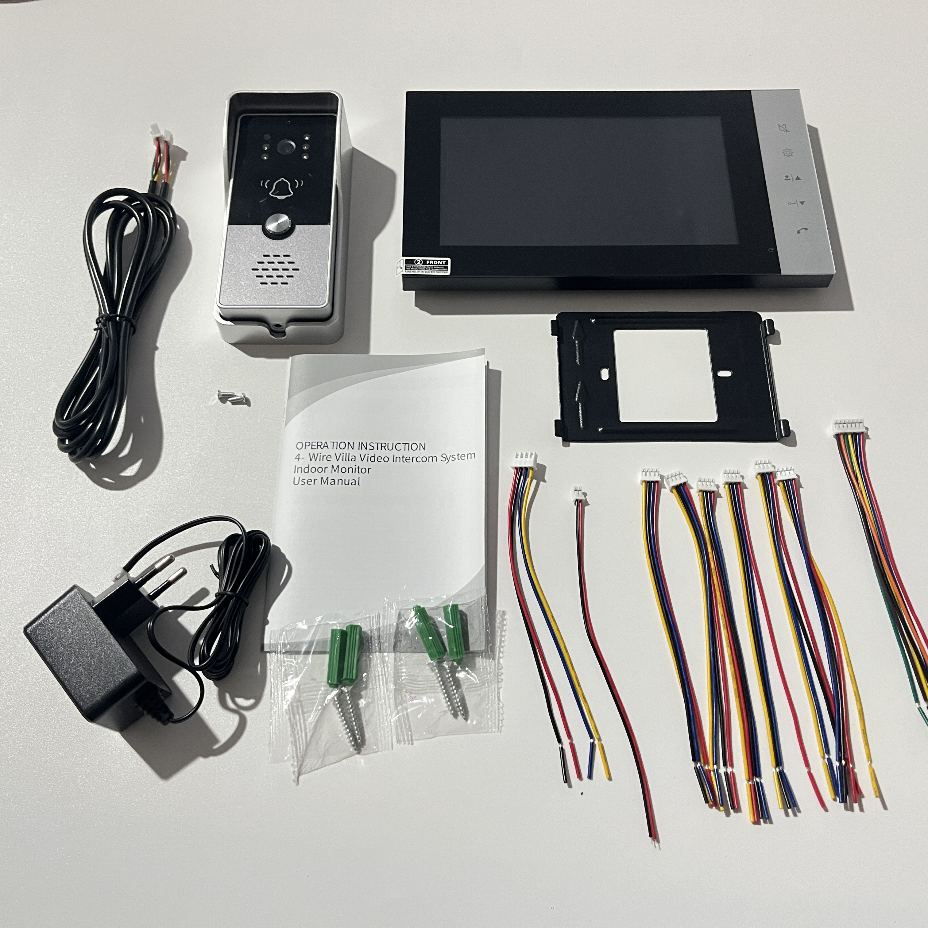 4 Wire 7 Inches Wired Video Do - Smart Doorbell Wired recension och pris