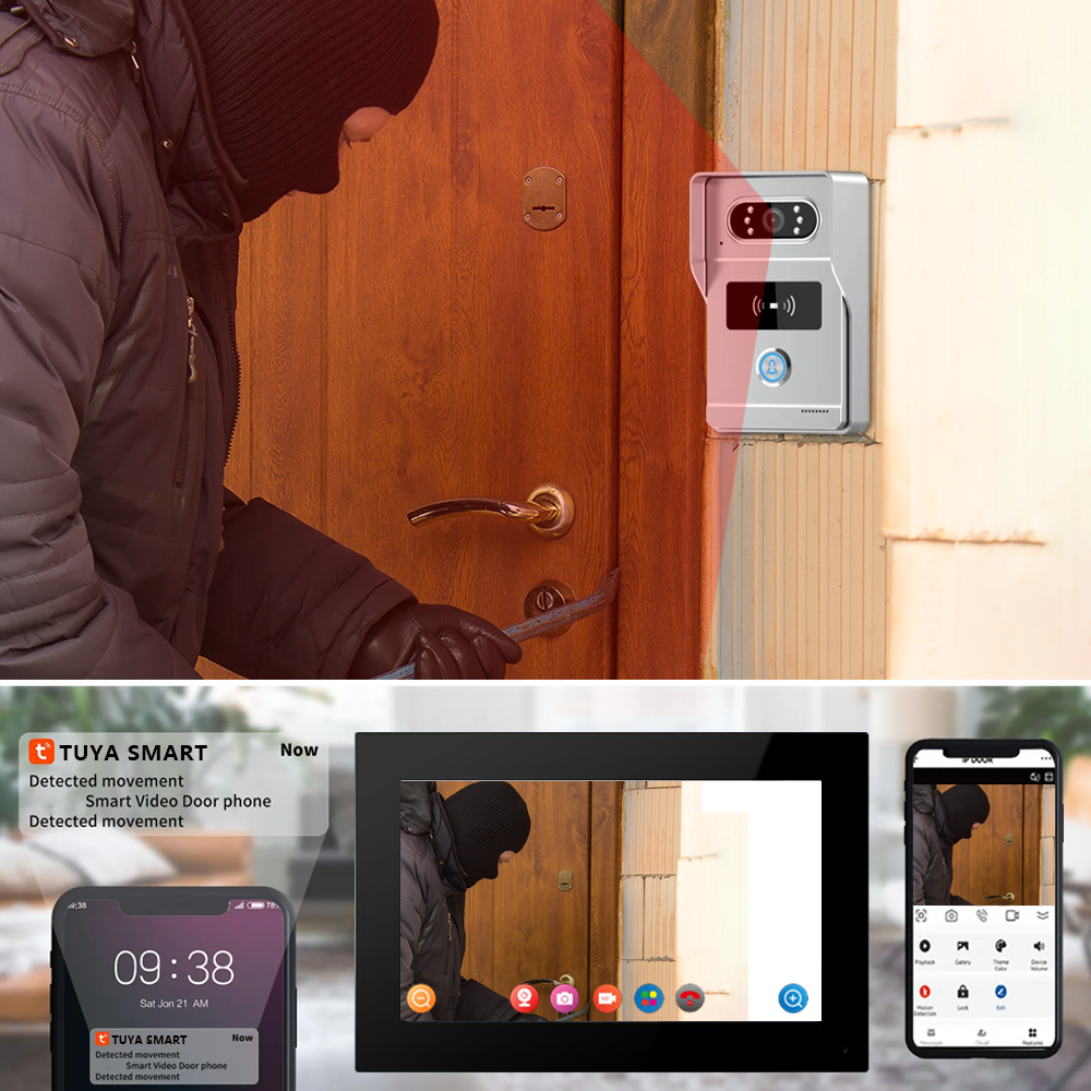 TUYA Wifi Video Doorbell 1080P - Smart Doorbell Wired recension och pris
