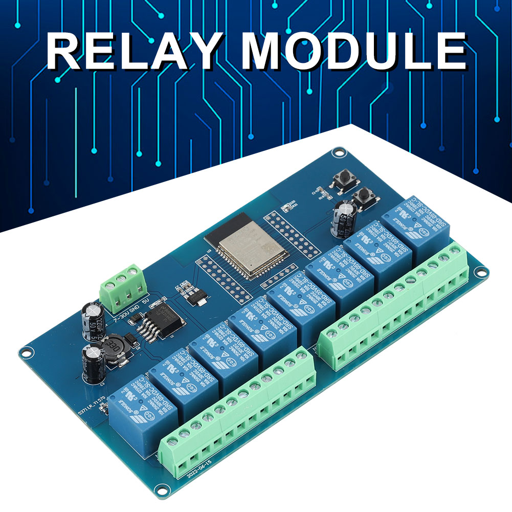 ESP32 WIFI Bluetooth-compatibl - Relay 8 Channel Board recension och pris