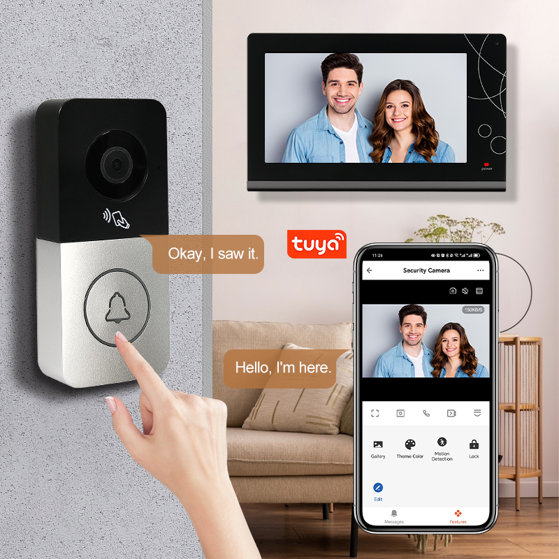 WiFi Video Intercom 1080P Smar - Smart Doorbell Wired recension och pris