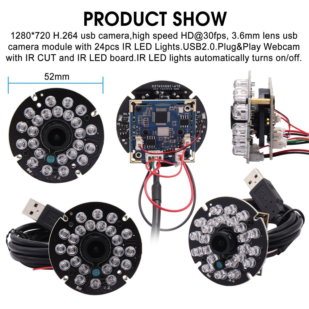 ELP 720P HD IR USB Camera with - Home Automation Raspberry Pi recension och pris