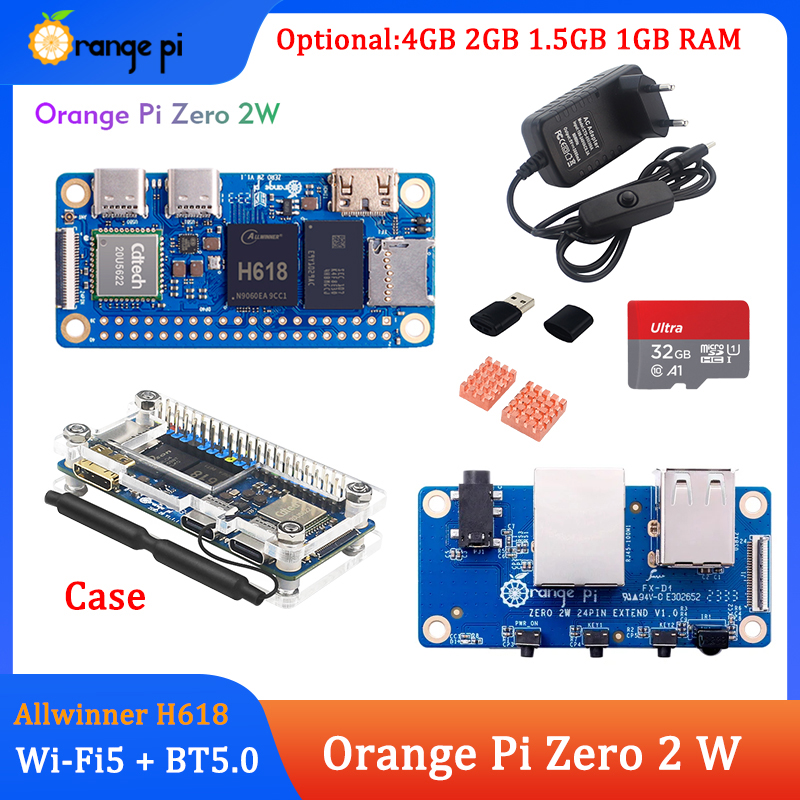 Orange Pi Zero 2W 4GB 2GB 1.5G - Pi Zero W Board recension och pris