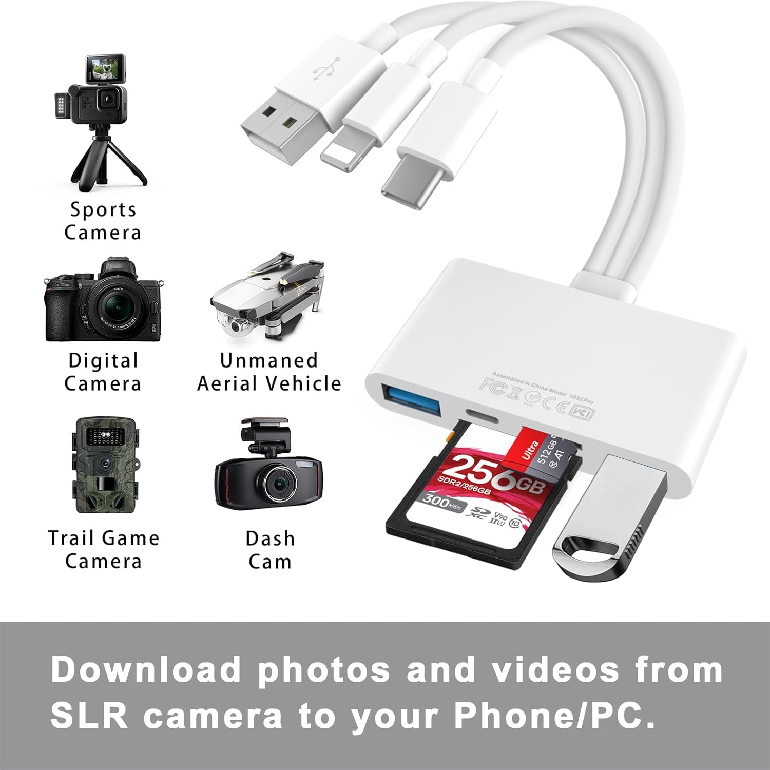 5 in 1 Memory Card Reader, USB - Home Assistant Sd recension och pris