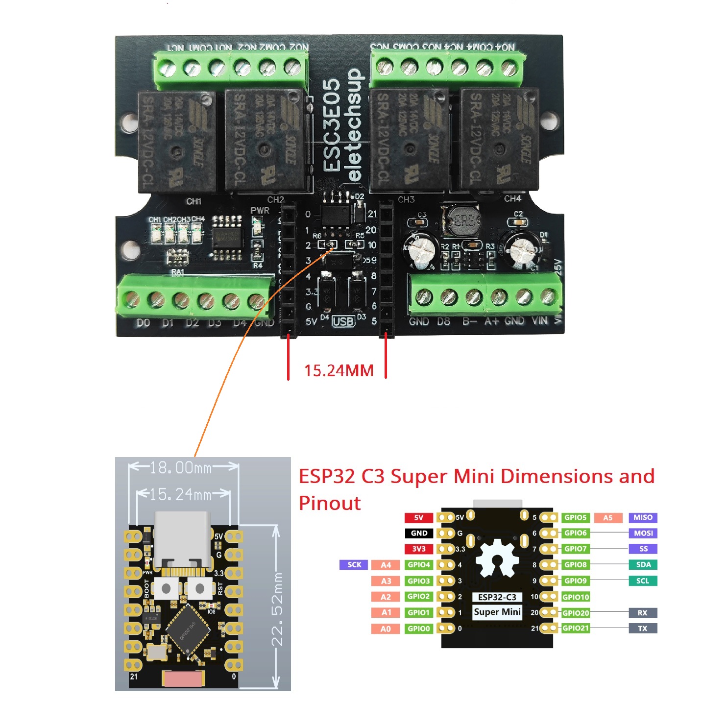 ESP32 C3 Super Mini Developmen - Home Automation With Arduino recension och pris