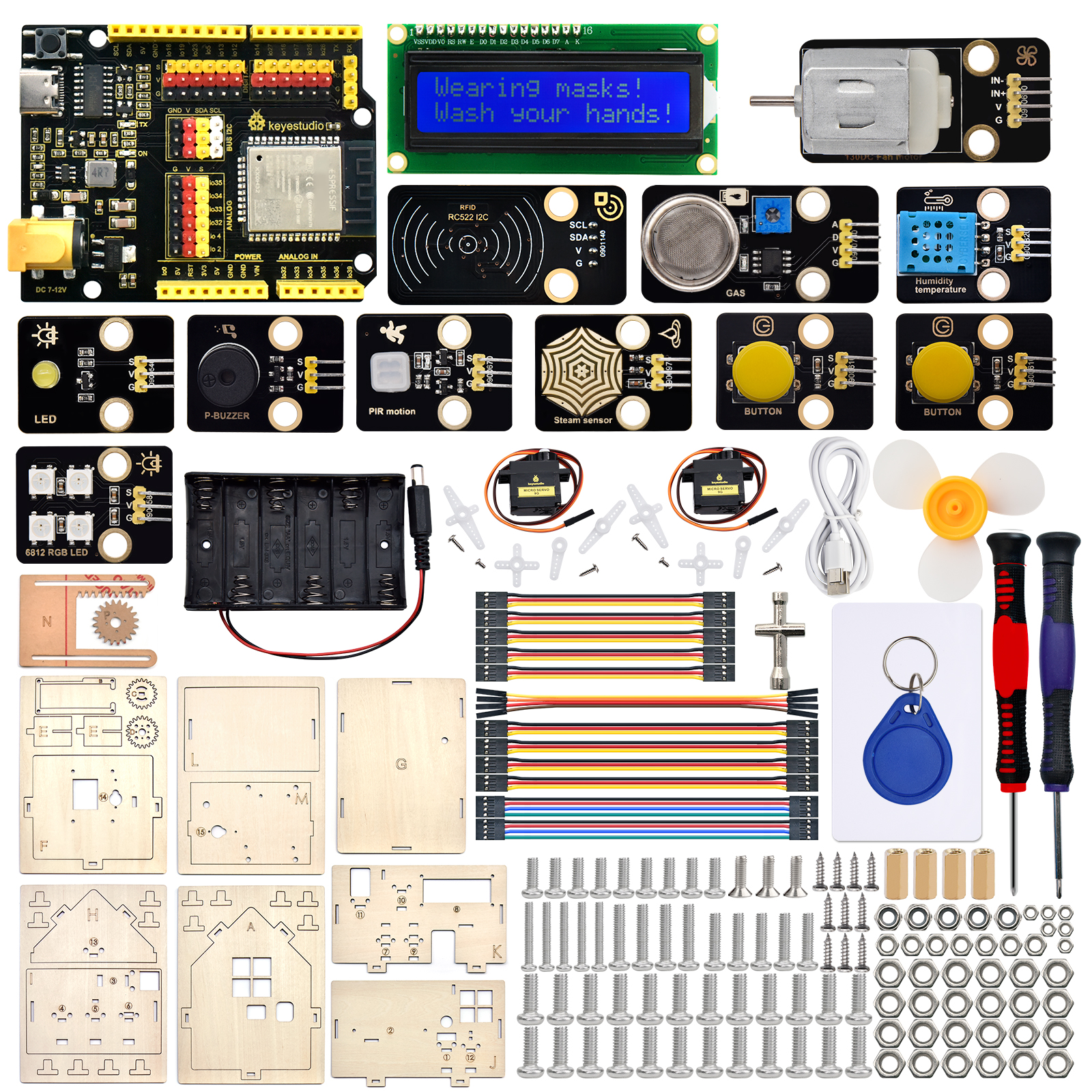  Keyestudio Complete IOT Smart - Home Automation With Arduino recension och pris