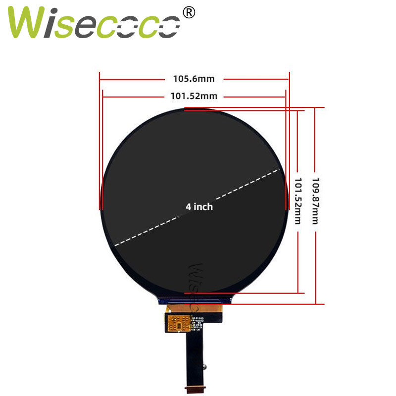 4 Inch 720x720 Circular Screen - Home Automation Raspberry Pi recension och pris