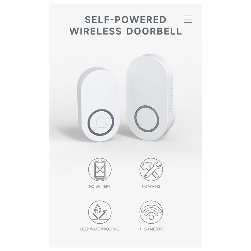 ABHU New Wireless Outdoor Door - Smart Doorbell Wired recension och pris
