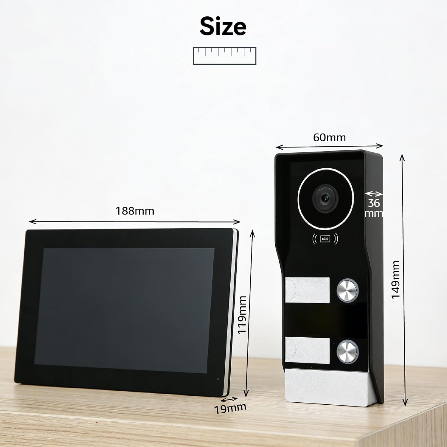 Smart Home Video Intercom Wire - Smart Doorbell Wired recension och pris